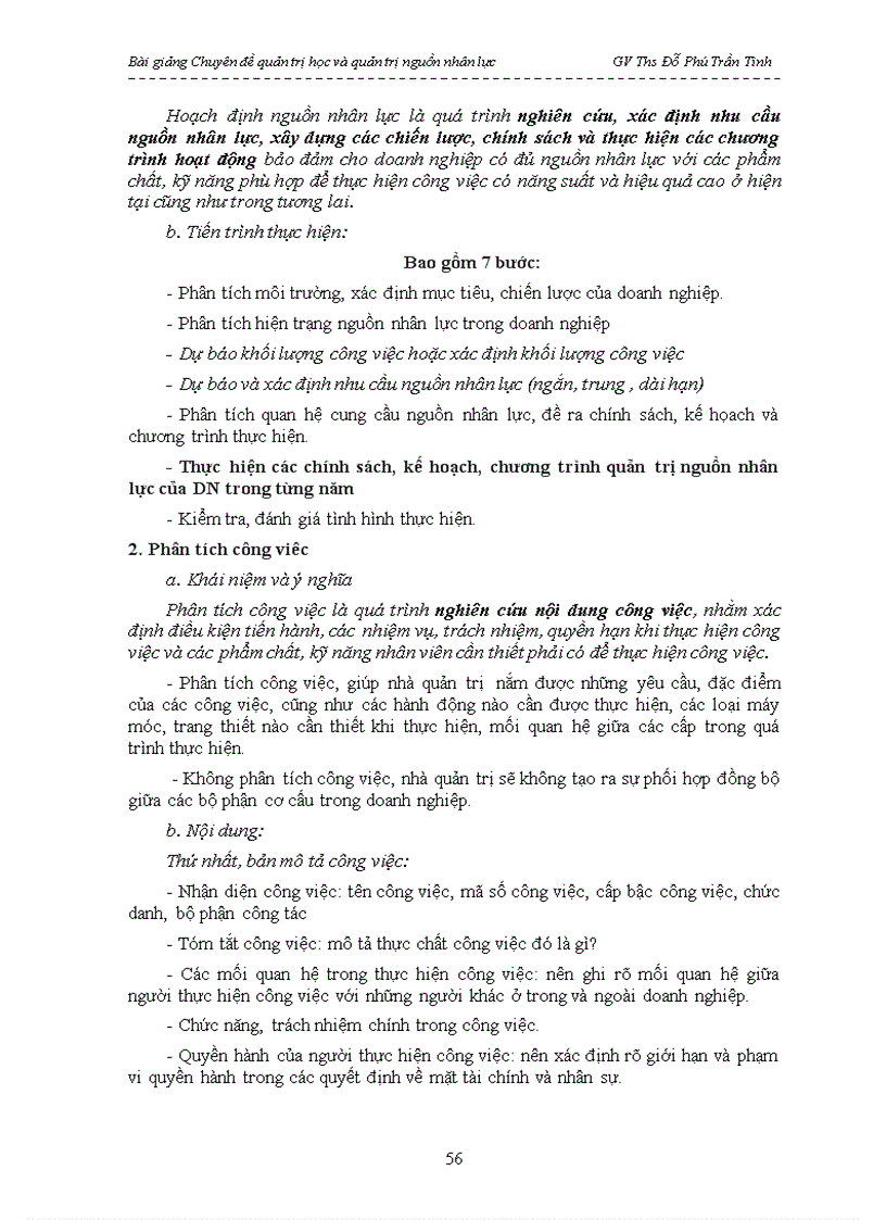 image for page Bài giảng Chuyên đề quản trị học và quản trị nguồn nhân lực