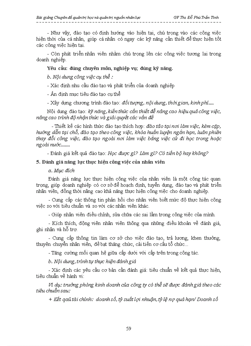 image for page Bài giảng Chuyên đề quản trị học và quản trị nguồn nhân lực