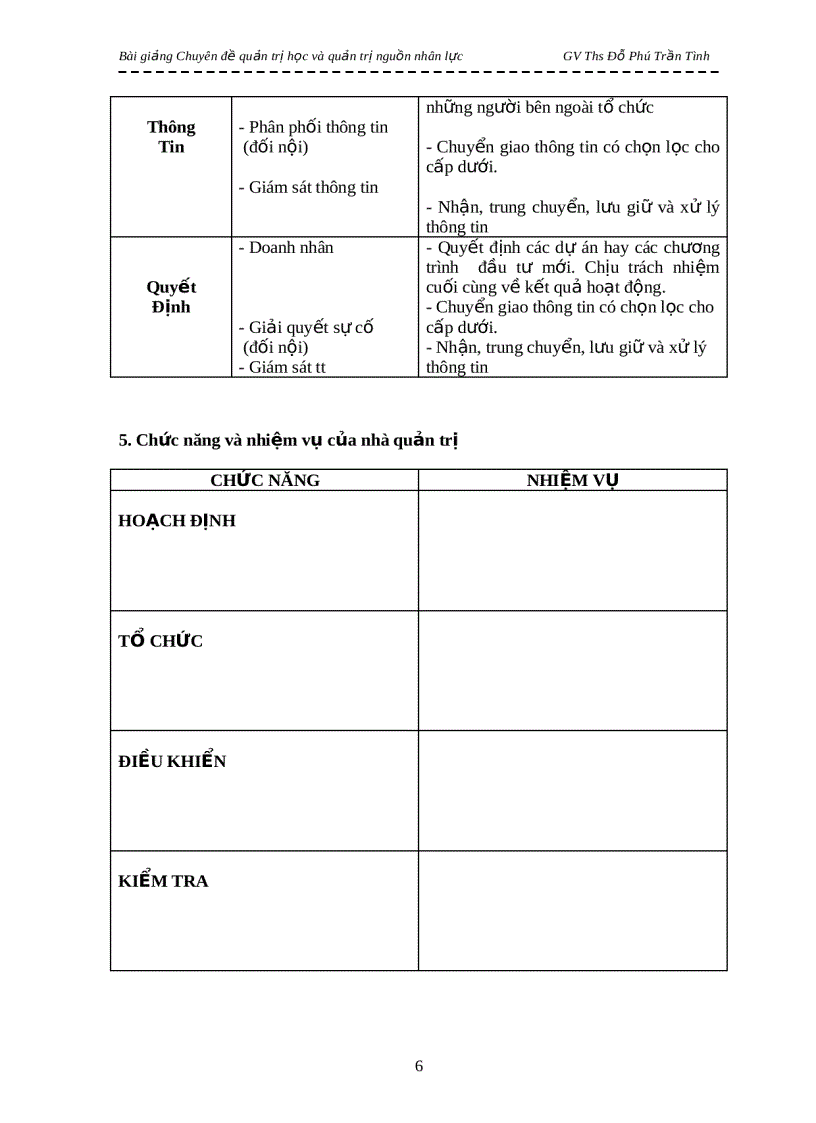 image for page Bài giảng Chuyên đề quản trị học và quản trị nguồn nhân lực