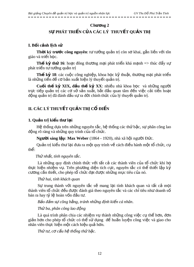 image for page Bài giảng Chuyên đề quản trị học và quản trị nguồn nhân lực