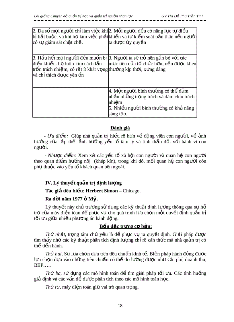 image for page Bài giảng Chuyên đề quản trị học và quản trị nguồn nhân lực