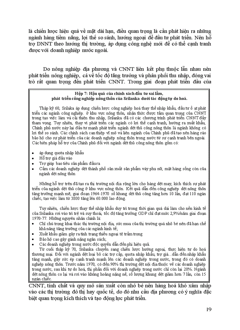 image for page Phát triển công nghiệp nông thôn tạo công ăn việc làm và xoá đói nghèo kinh nghiệm phát triển của một số nước