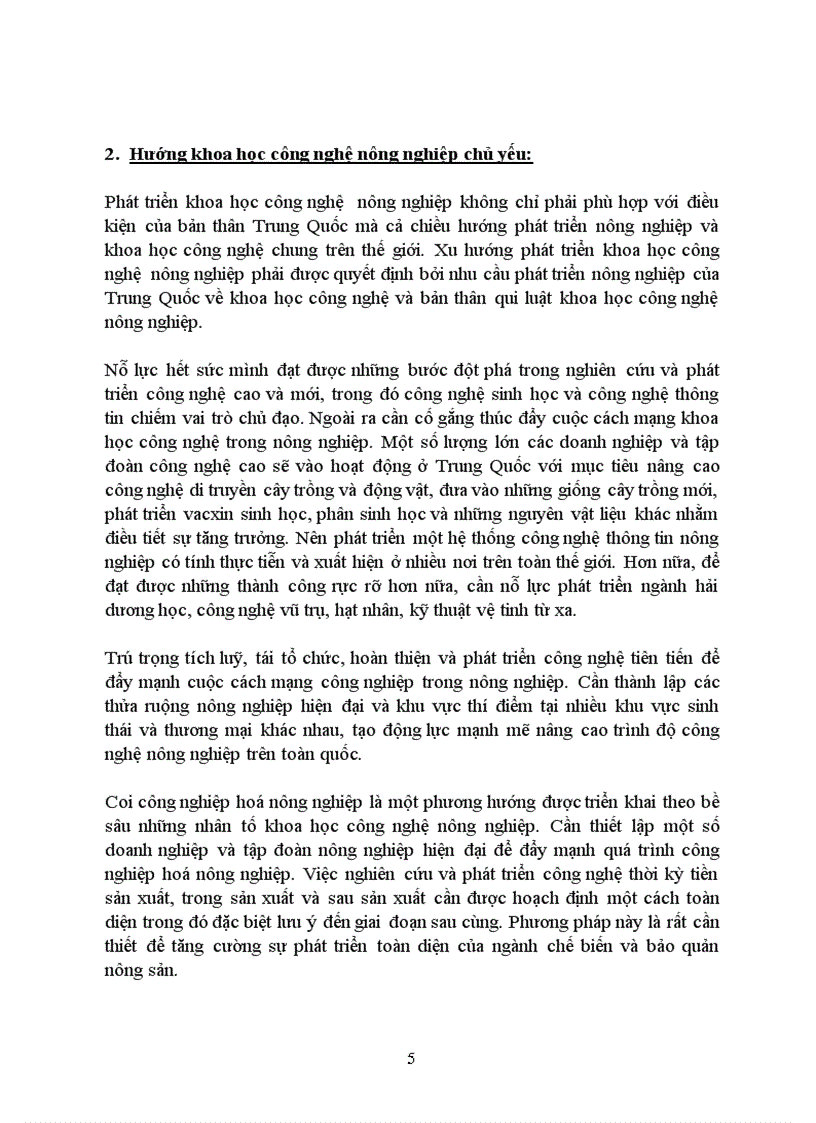 image for page Chính sách khoa học và công nghệ nông nghiệp trung quốc