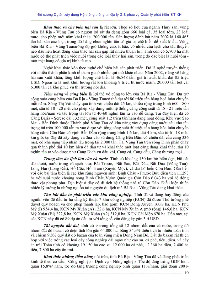 image for page Xây dựng hệ thống thụng tin địa lý GIS phục vụ công tác quản lý phát triển kinh tế xó hội KT XH tỉnh Bà Rịa Vũng Tầu