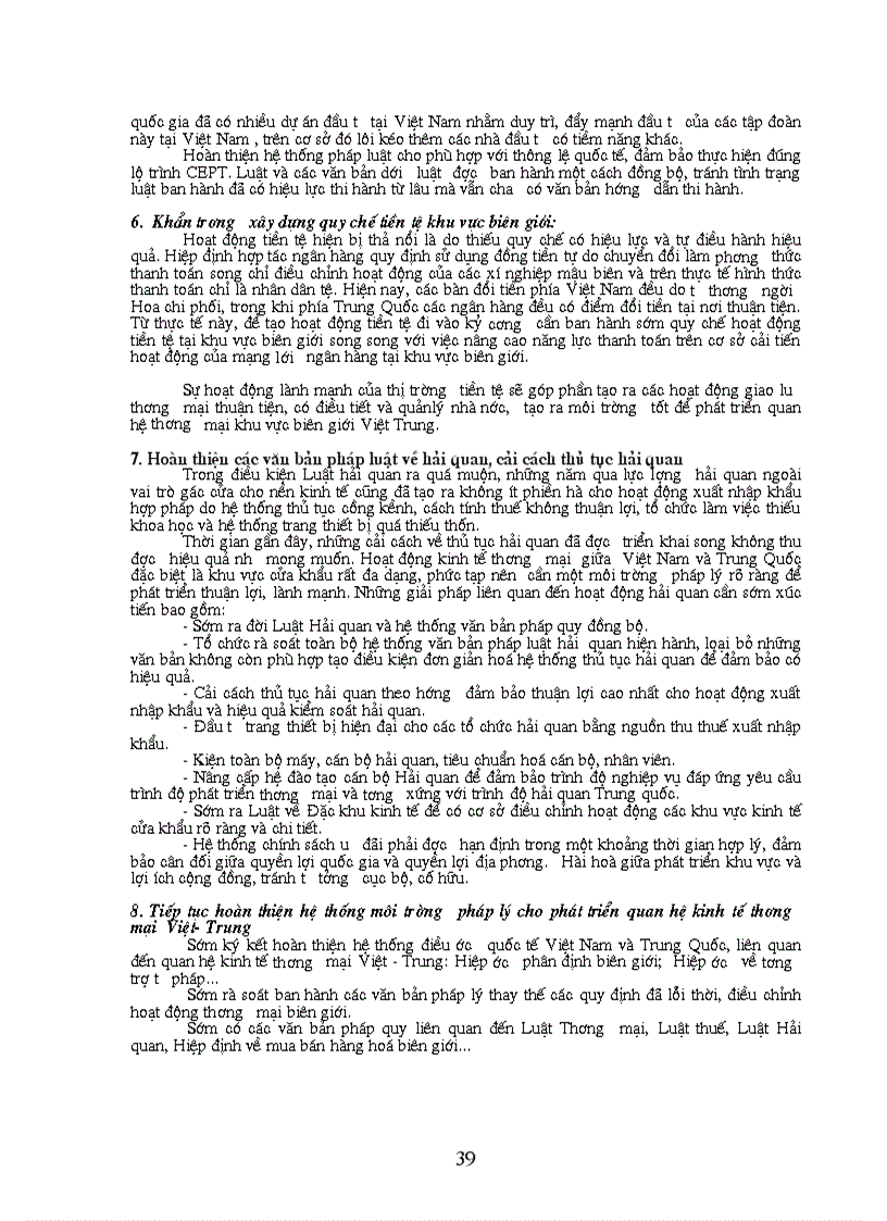 image for page Nghiên cứu triển vọng quan hệ kinh tế thương mại Việt Nam Trung Quốc