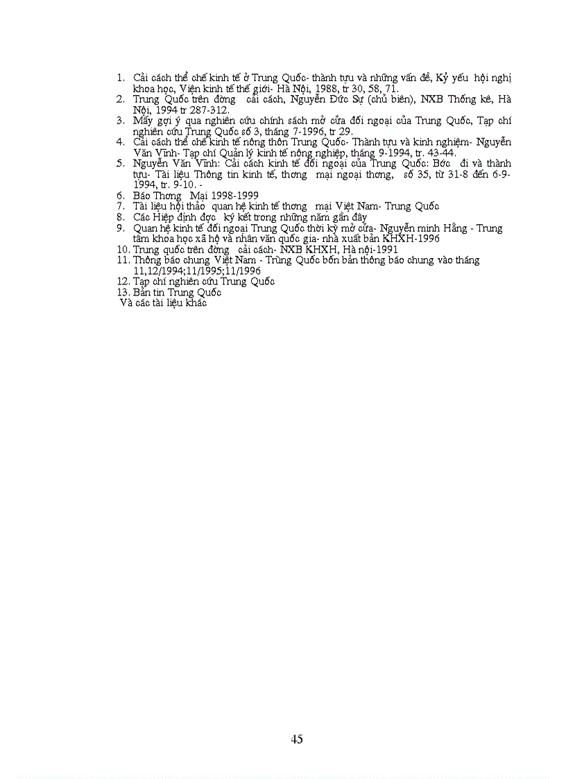 image for page Nghiên cứu triển vọng quan hệ kinh tế thương mại Việt Nam Trung Quốc