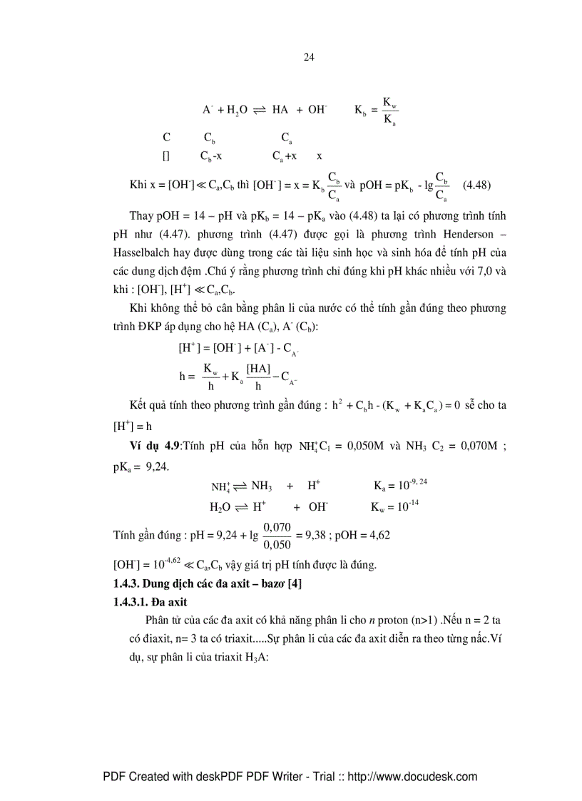 image for page Sử dụng phần mềm Matlab để vẽ giản đồ Logarit nồng độ và ứng dụng tính toán cân bằng trong dung dịch Axit Bazơ