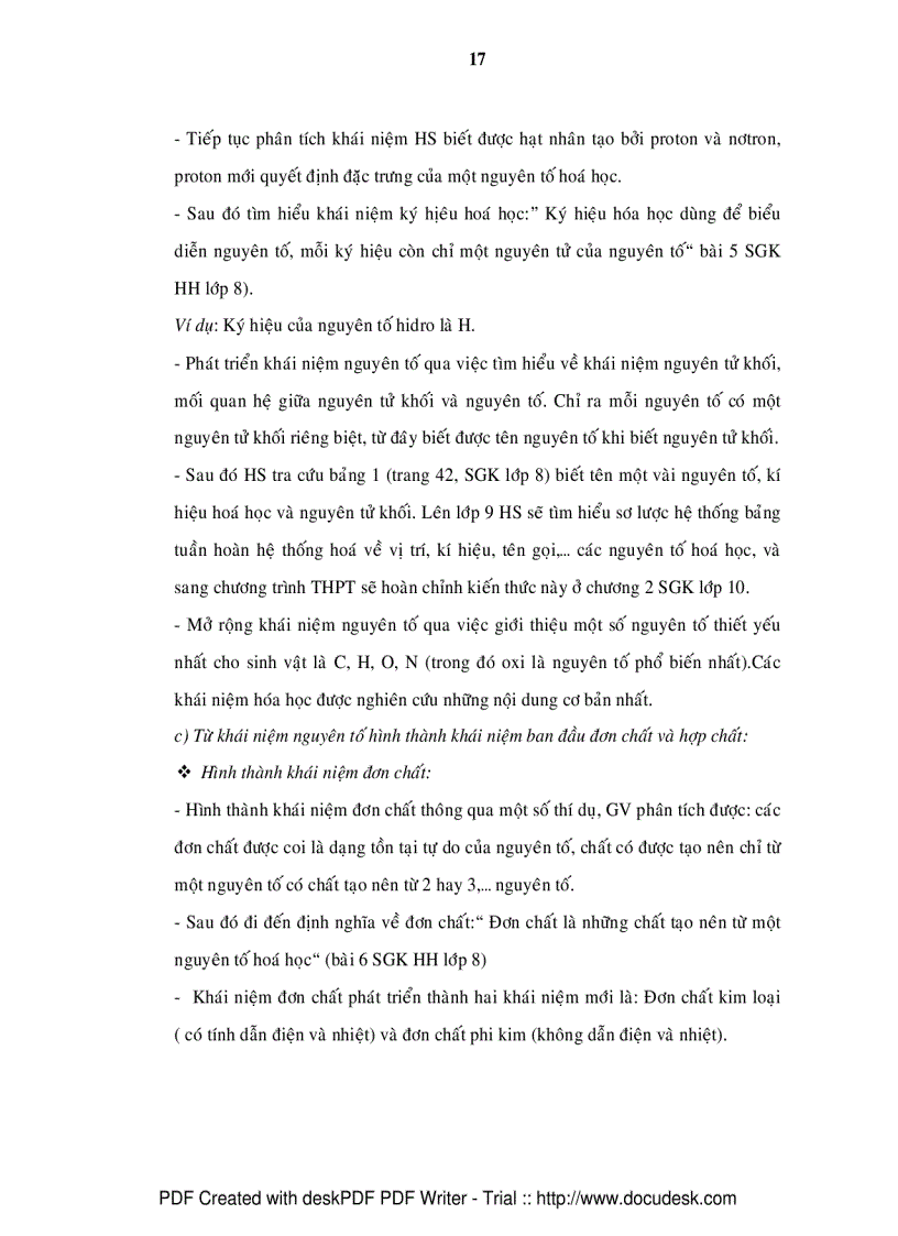 image for page Nghiên cứu sự hình thành các khái niệm hóa học cơ bản trong chương trình hóa học THCS