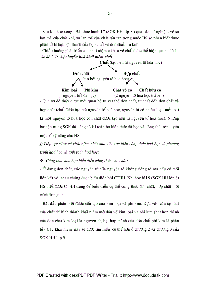 image for page Nghiên cứu sự hình thành các khái niệm hóa học cơ bản trong chương trình hóa học THCS