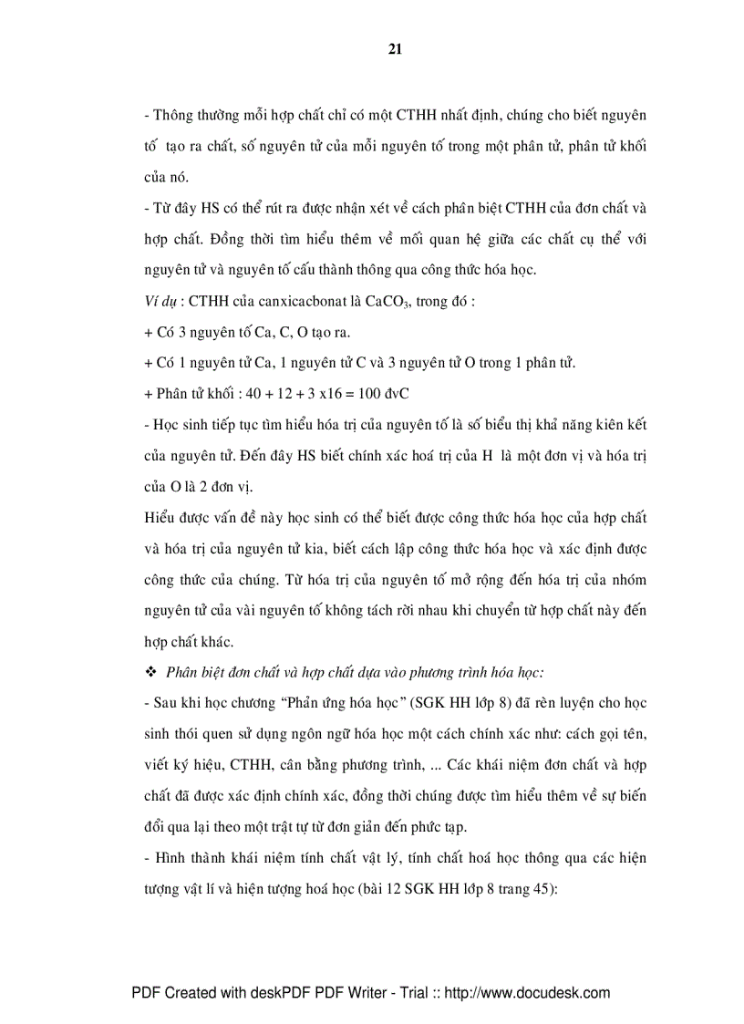 image for page Nghiên cứu sự hình thành các khái niệm hóa học cơ bản trong chương trình hóa học THCS