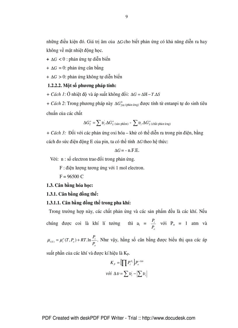 image for page Giảng dạy một số nội dung nhiệt động học trong chương trình hóa học Trung học Phổ thông