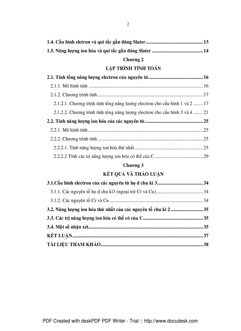 image for page Tính toán năng lượng electron bằng phần mềm Mathematica và áp dụng trong giảng dạy hóa học 10