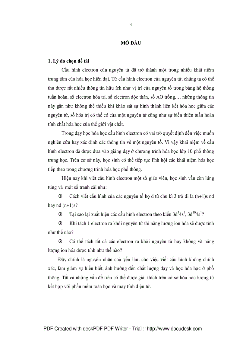 image for page Tính toán năng lượng electron bằng phần mềm Mathematica và áp dụng trong giảng dạy hóa học 10