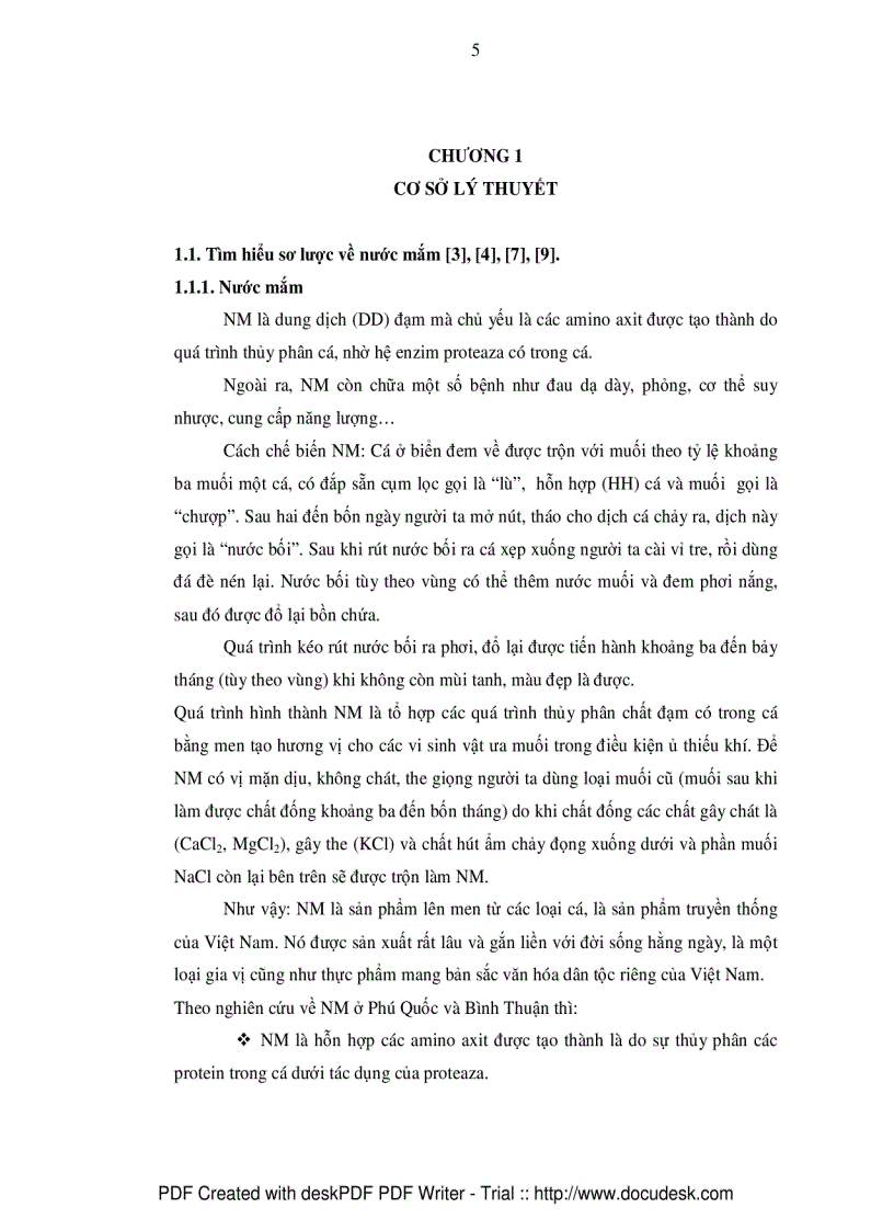 image for page Khảo sát đánh giá hàm lượng đạm trong một số loại nước mắm đang được bày bán trên thị trường hiện nay