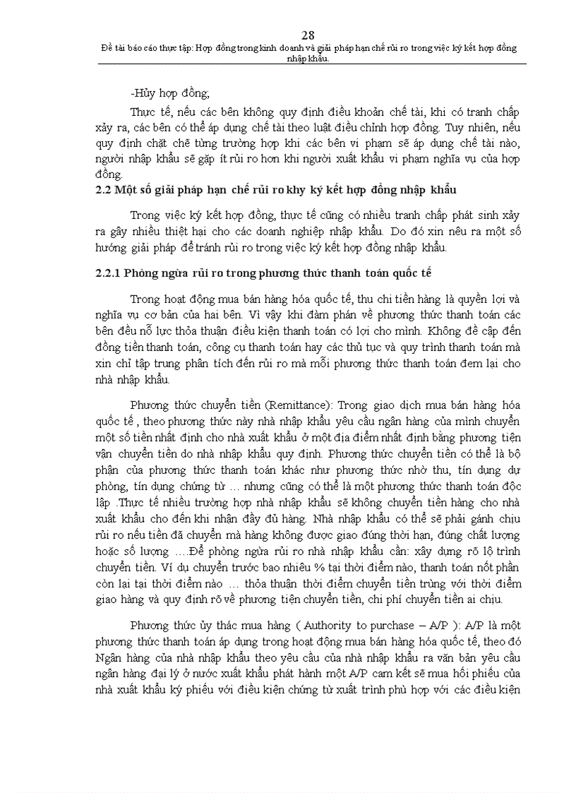 image for page Hợp đồng trong kinh doanh và giải pháp hạn chế rủi ro trong việc ký kết hợp đồng nhập khẩu