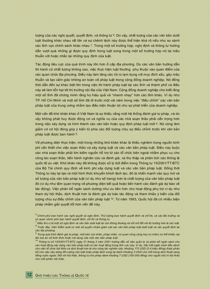 image for page Đánh giá nhanh Năng lực của Việt Nam và Giới thiệu các Thông lệ Quốc tế
