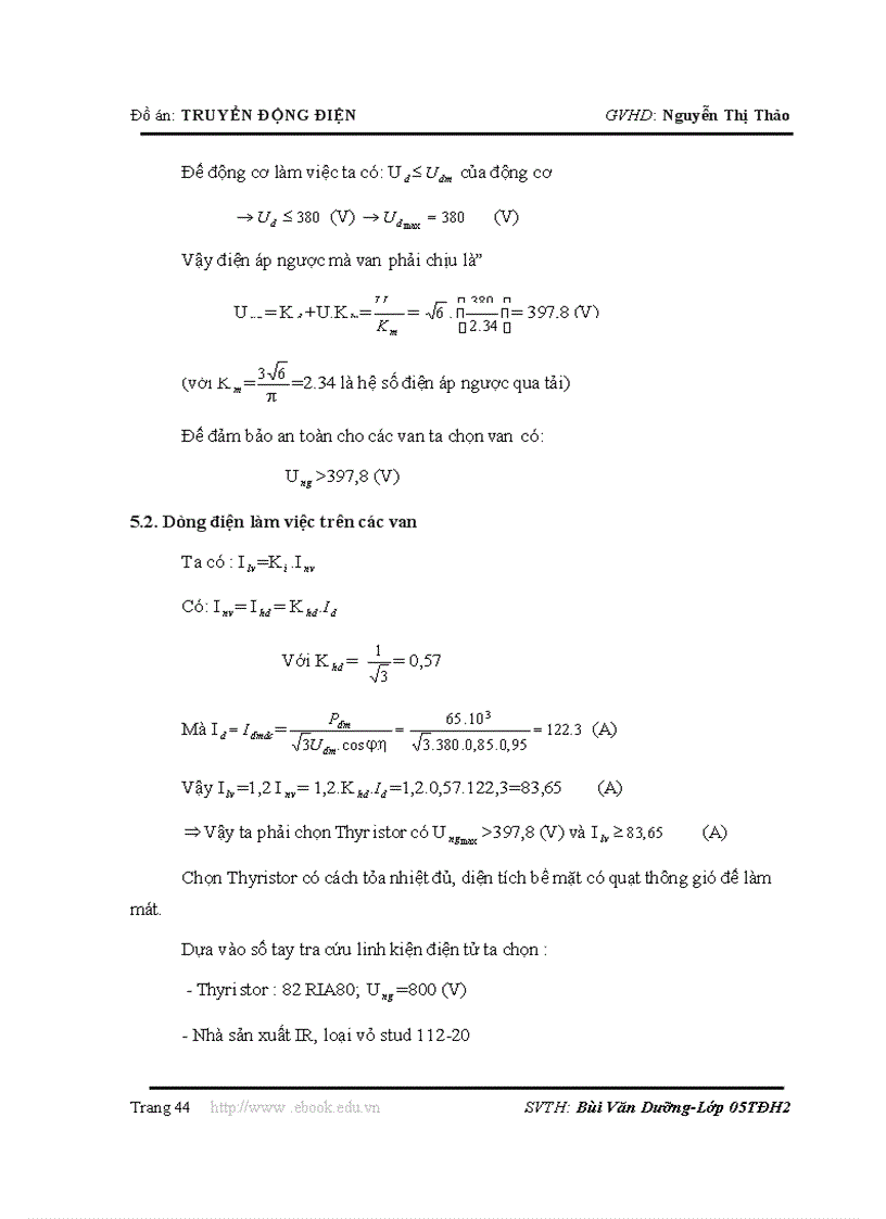 image for page Tính toán và điều chỉnh tốc độ động cơ không đồng bộ ba pha