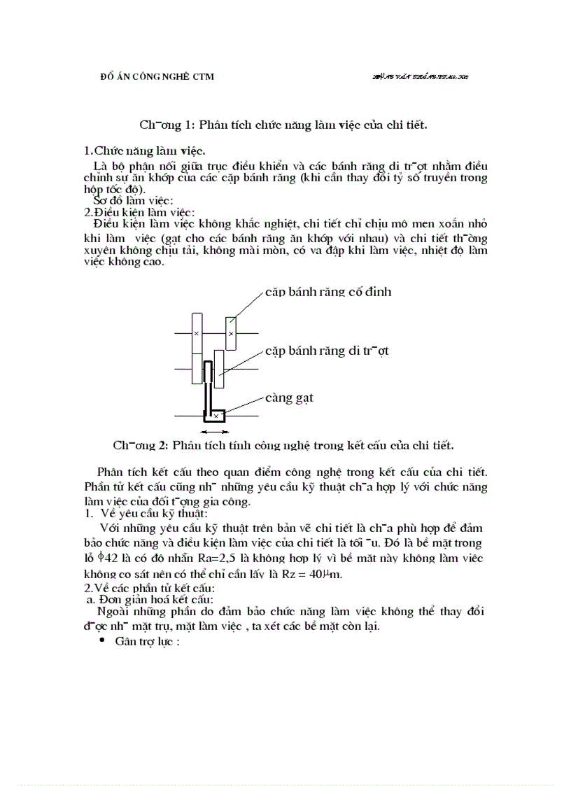 CÔNG NGHỆ CHẾ TẠO MÁY Thiết kế qui trình sản xuất chi tiết cơ khí
