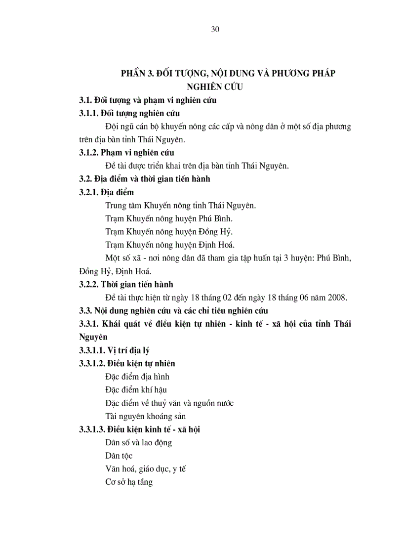 image for page Đánh giá tác động của các chương trình đào tạo tập huấn khuyến nông đến đội ngũ cán bộ khuyến nông và nông dân trên địa bàn tỉnh Thái Nguyên giai đoạn 2005 2007