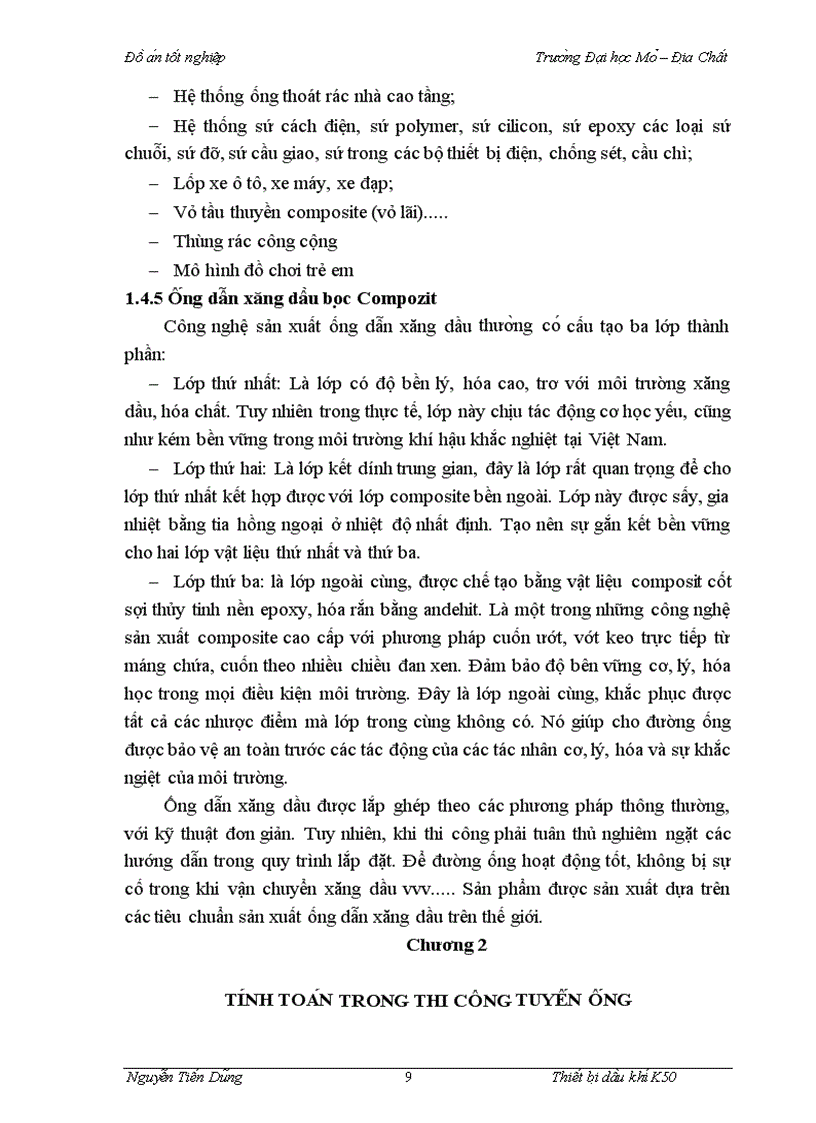 image for page Ti nh toa n thi công lă p đă t tuyê n ô ng dâ n dâ u RP2 UBN3