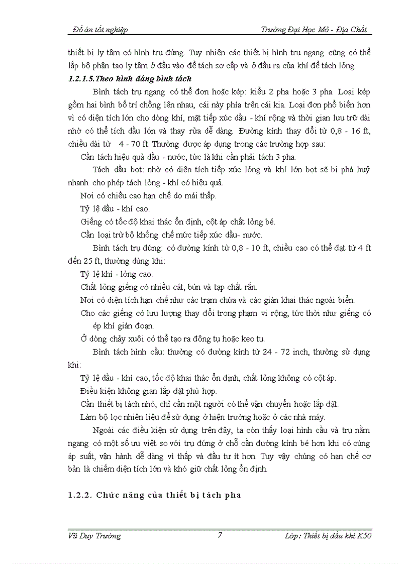 image for page Quy trình lắp đặt vận hành bảo dưỡng và sửa chữa bình tách chịu áp lực ở mỏ Bạch Hổ Chuyên đề Các biện pháp kỹ thuật nhằm nâng cao hiệu quả sử dụng của bình tách