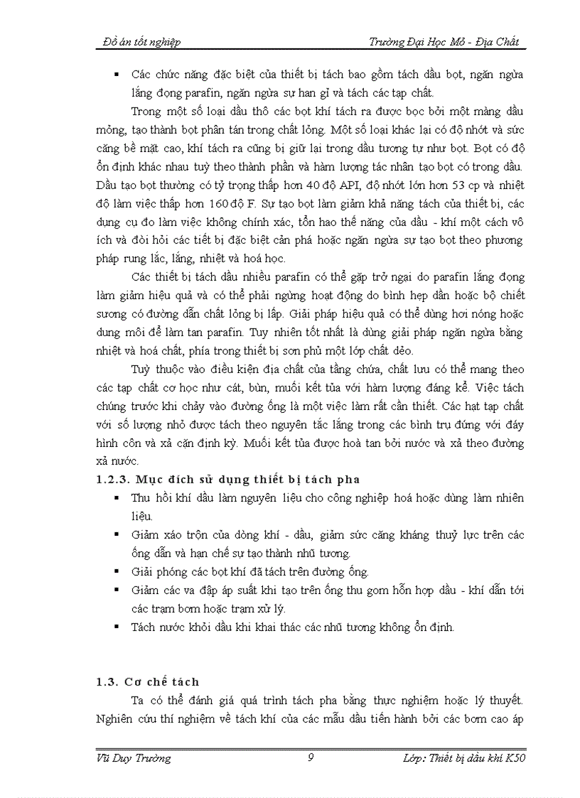 image for page Quy trình lắp đặt vận hành bảo dưỡng và sửa chữa bình tách chịu áp lực ở mỏ Bạch Hổ Chuyên đề Các biện pháp kỹ thuật nhằm nâng cao hiệu quả sử dụng của bình tách