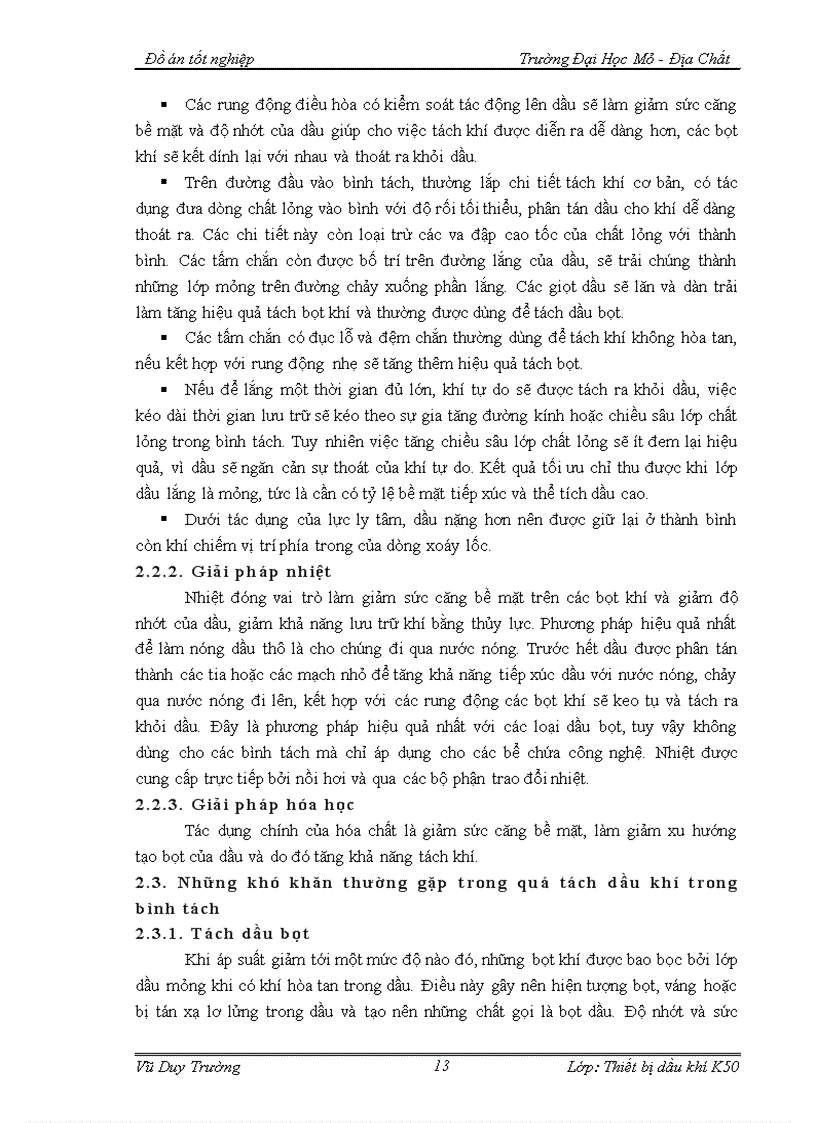 image for page Quy trình lắp đặt vận hành bảo dưỡng và sửa chữa bình tách chịu áp lực ở mỏ Bạch Hổ Chuyên đề Các biện pháp kỹ thuật nhằm nâng cao hiệu quả sử dụng của bình tách