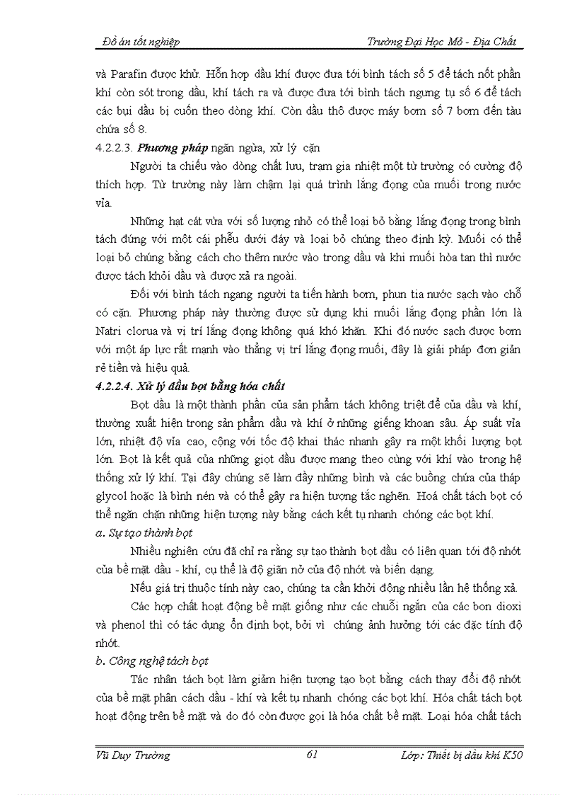 image for page Quy trình lắp đặt vận hành bảo dưỡng và sửa chữa bình tách chịu áp lực ở mỏ Bạch Hổ Chuyên đề Các biện pháp kỹ thuật nhằm nâng cao hiệu quả sử dụng của bình tách