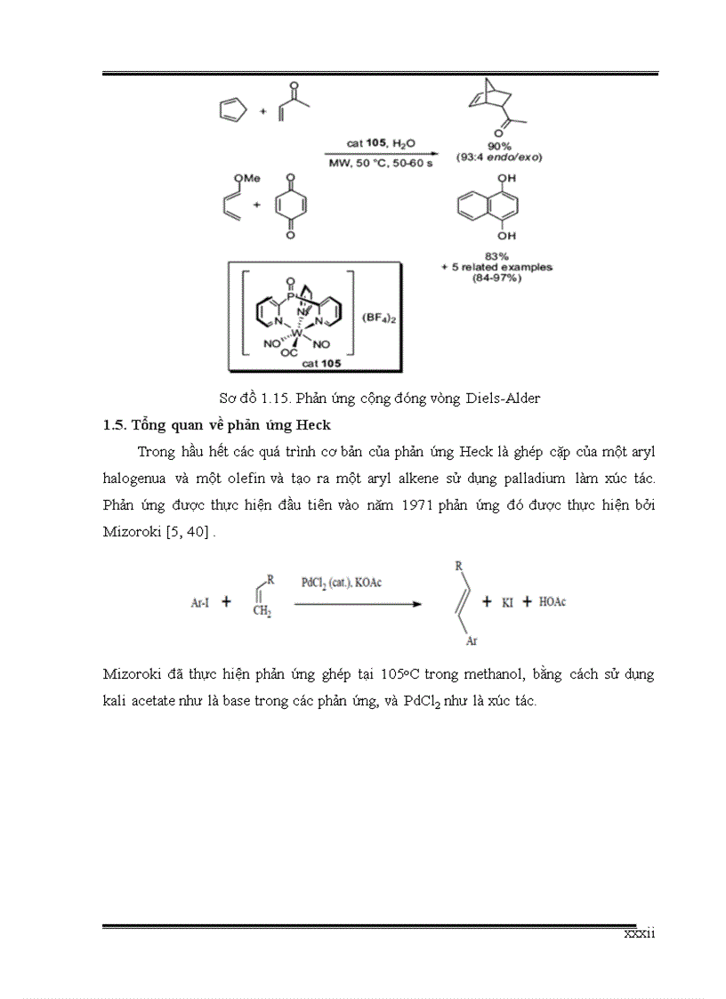 image for page Nghiên cứu thực hiện phản ứng Heck sử dụng xúc tác Palladium cố định trên vật liệu nano từ tính trong điều kiện vi sóng
