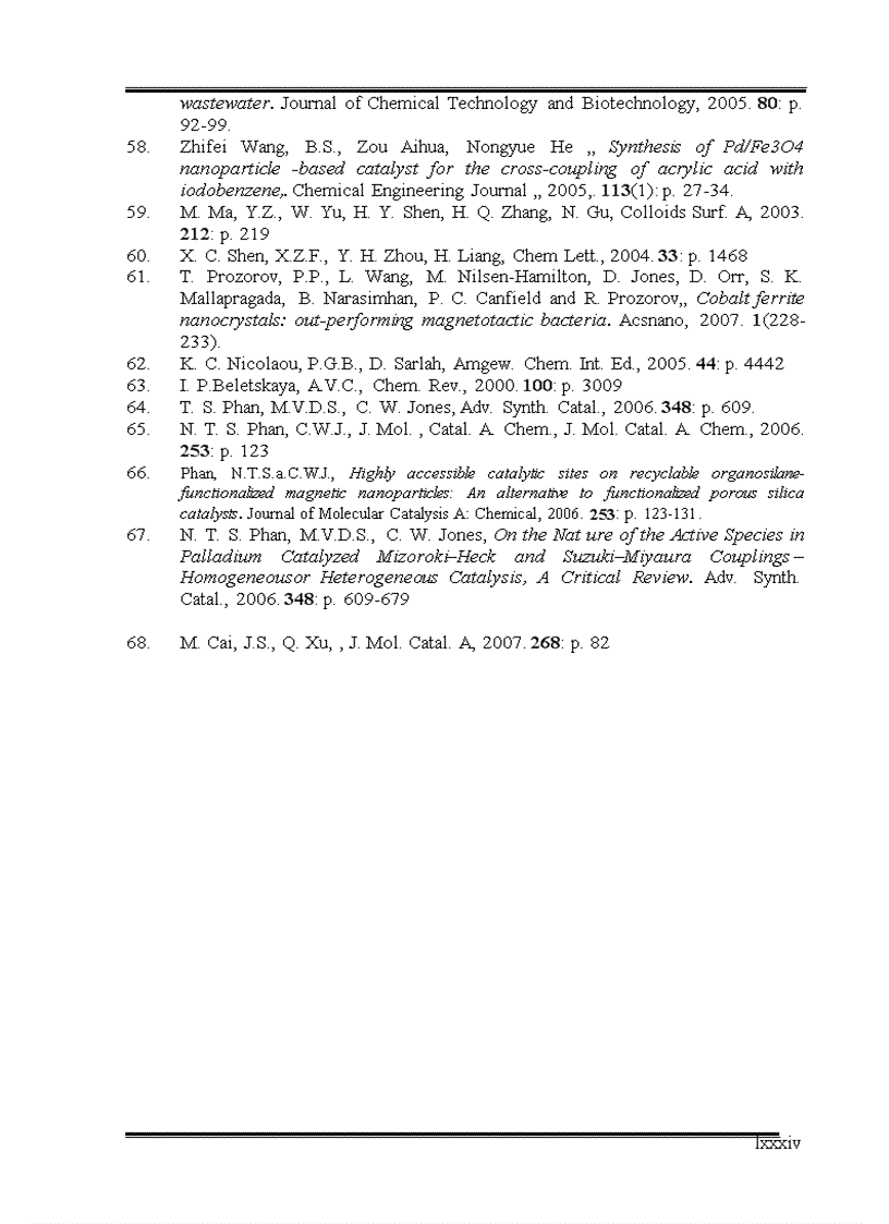 image for page Nghiên cứu thực hiện phản ứng Heck sử dụng xúc tác Palladium cố định trên vật liệu nano từ tính trong điều kiện vi sóng