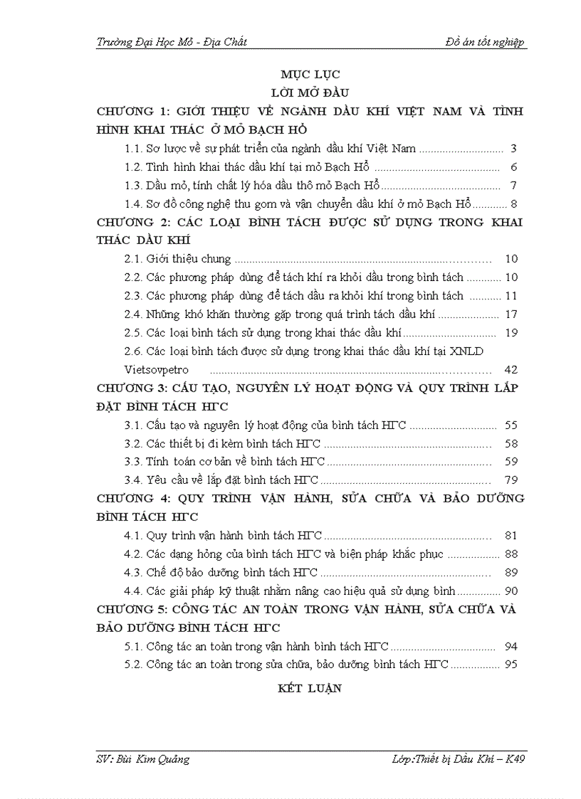 image for page Nghiên cứu quy trình lắp đặt vận hành sửa chữa và bảo dưỡng bình tách hгc tại xnld vietsovpetro