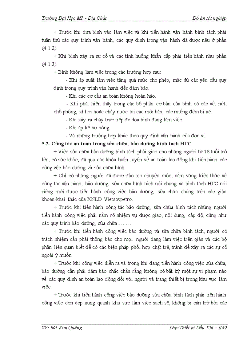 image for page Nghiên cứu quy trình lắp đặt vận hành sửa chữa và bảo dưỡng bình tách hгc tại xnld vietsovpetro