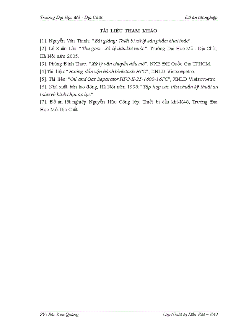 image for page Nghiên cứu quy trình lắp đặt vận hành sửa chữa và bảo dưỡng bình tách hгc tại xnld vietsovpetro