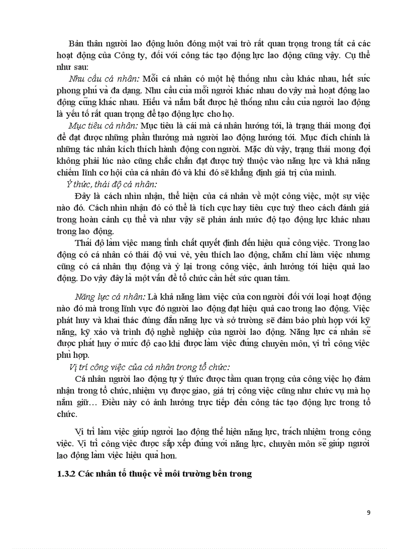 image for page Hoàn thiện công tác tạo động lực cho người lao động tại Công ty TNHH Fit Active Việt Nam