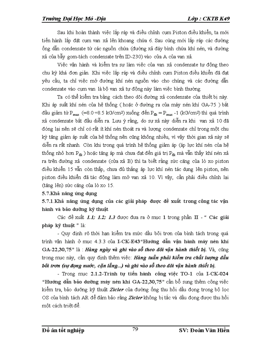 image for page Quy trình vận hành sửa chữa bảo dưỡng trạm máy nén khí ga 75ff kiểm toán các thông số kỹ thuật yêu cầu của trạm máy nén khí và giải pháp tách dầu bôi trơn ra khỏi khí nén