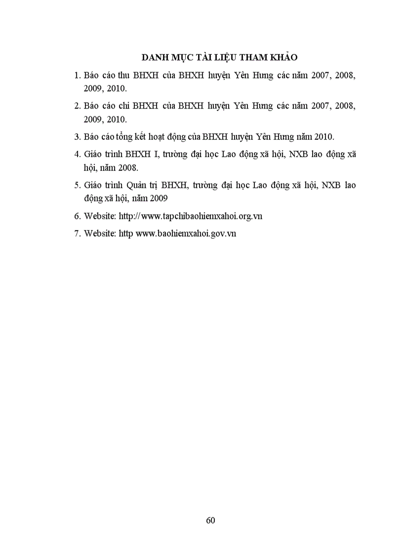 image for page Công tác quản lý đối tượng tham gia bảo hiểm xã hội tại bảo hiểm xã hội huyện Yên Hưng tỉnh Quảng Ninh giai đoạn 2007 2010 thực trạng và giải pháp