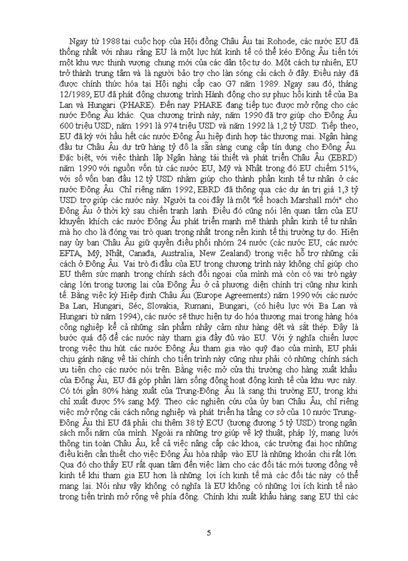 image for page Những biến đổi của châu Âu sau chiến tranh lạnh và tác động của nó đến sự hình thành chiến lược mở rộng sang phía Đông của EU