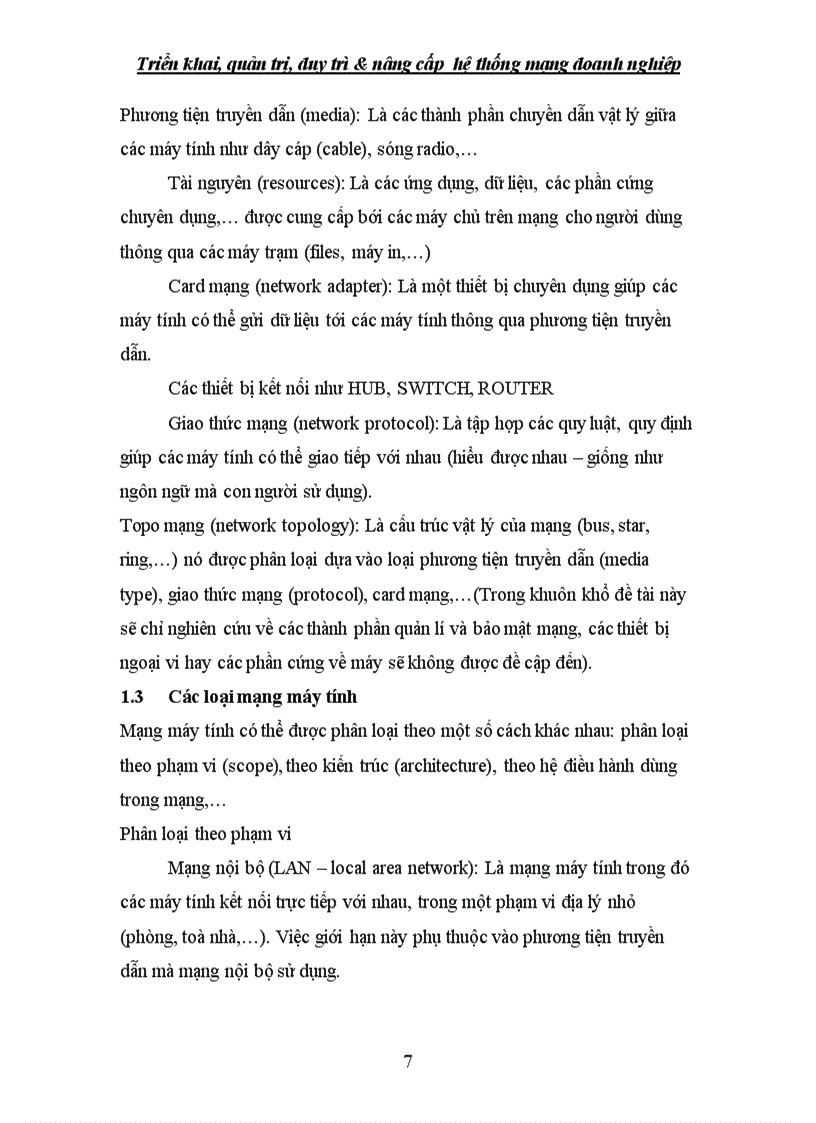 image for page Triển khai quản trị duy trì nâng cấp hệ thống mạng tại công ty VINAPAY các vấn đề mạng LAN và bảo mật
