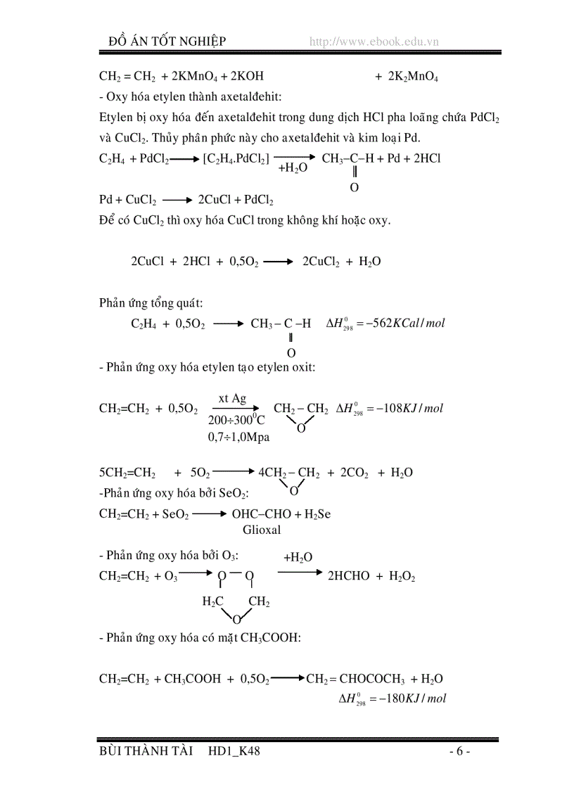 image for page Qui trình sản xuất Vinyl Axetat từ Etylen