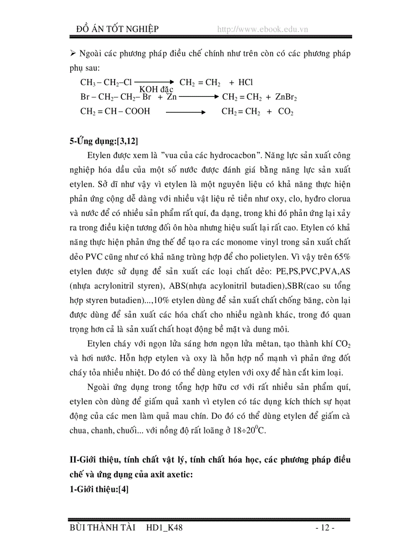 image for page Qui trình sản xuất Vinyl Axetat từ Etylen