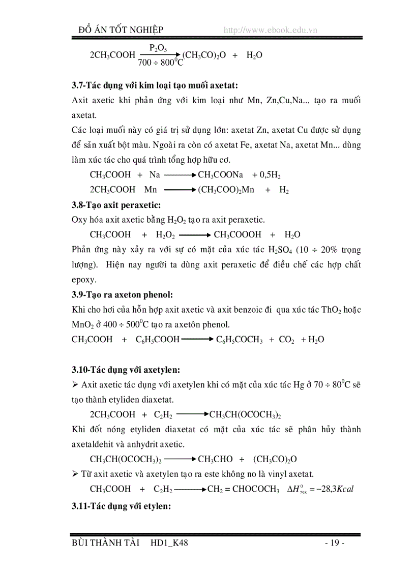 image for page Qui trình sản xuất Vinyl Axetat từ Etylen