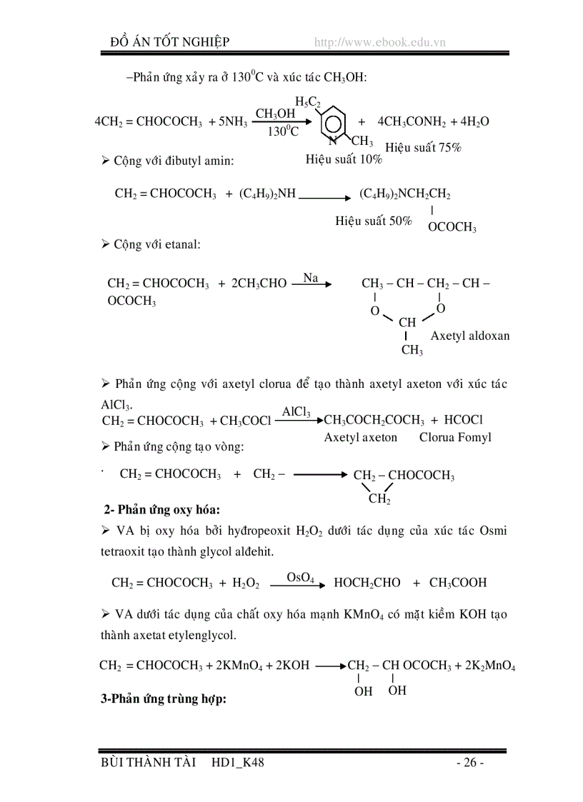 image for page Qui trình sản xuất Vinyl Axetat từ Etylen