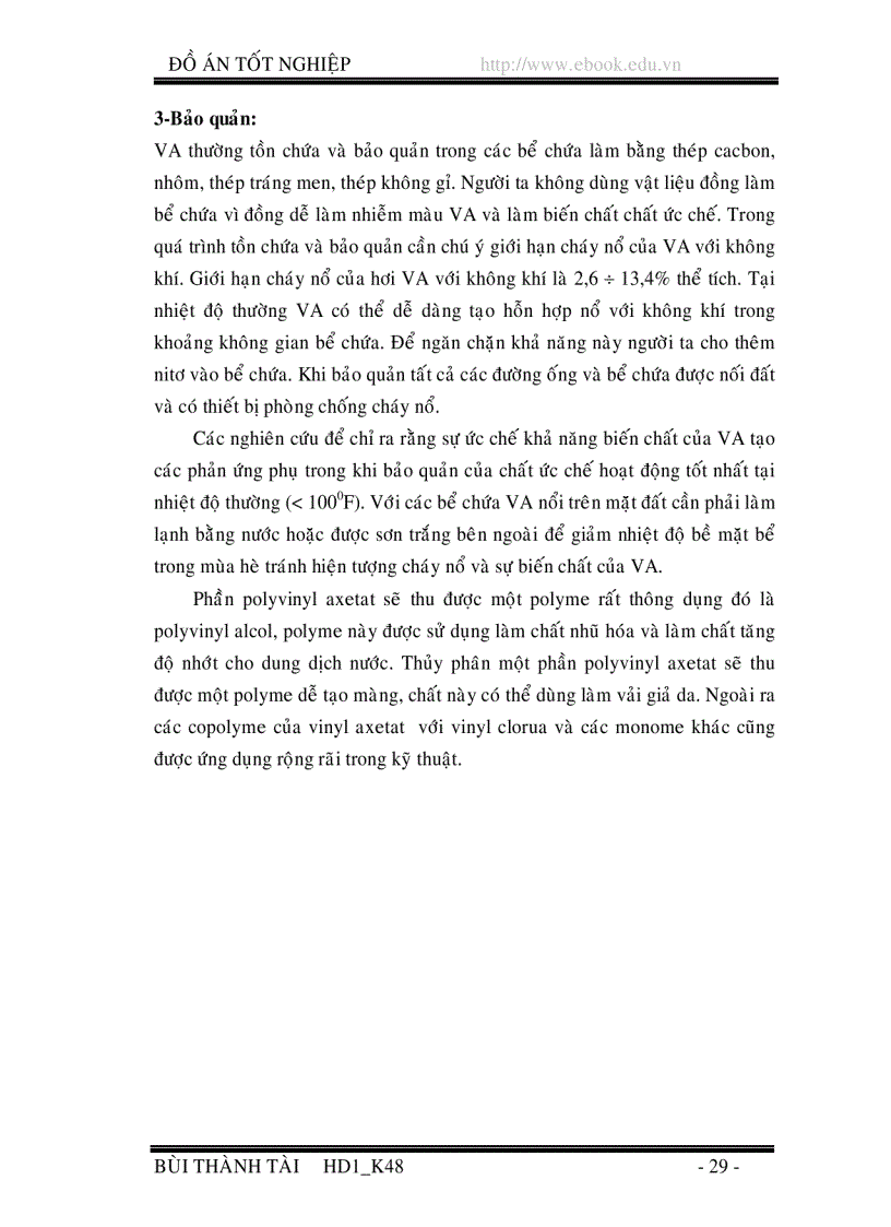 image for page Qui trình sản xuất Vinyl Axetat từ Etylen