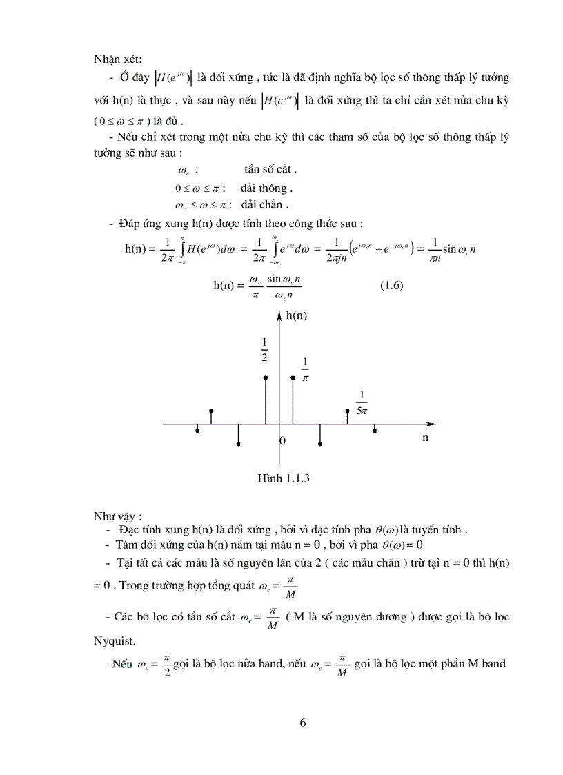 image for page Lập chương trình tự động tính toán các thông số của mạch lọc thông thấp