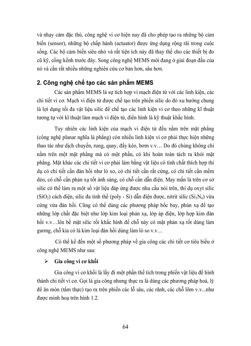 image for page Ứng dụng cảm biến đo áp suất MEMS