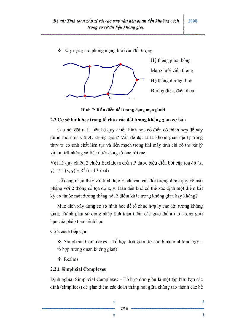 image for page Tính toán xấp xỉ với các truy vấn liên quan đến khoảng cách trong cơ sở dữ liệu không gian