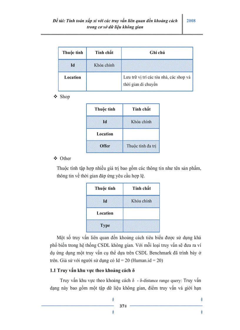 image for page Tính toán xấp xỉ với các truy vấn liên quan đến khoảng cách trong cơ sở dữ liệu không gian