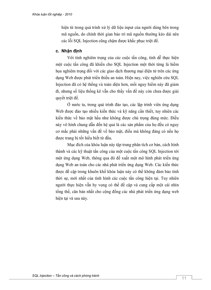 image for page SQL Injection tấn công và cách phòng tránh