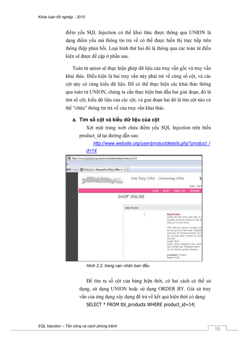 image for page SQL Injection tấn công và cách phòng tránh