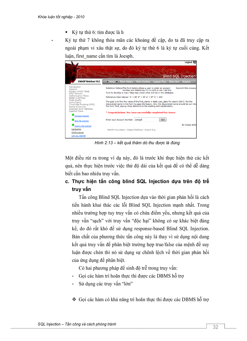 image for page SQL Injection tấn công và cách phòng tránh